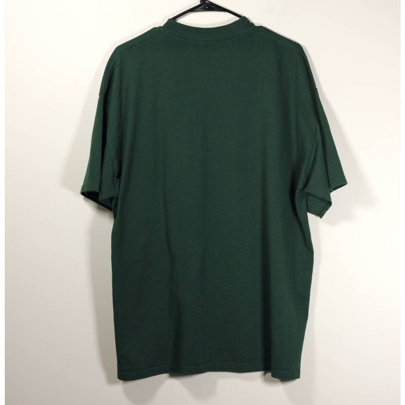 Vintage Y2K Jerzees 2004 Dr. Martin Luther King Jr. Green and Gold T-Shirt - Picture 3 of 8